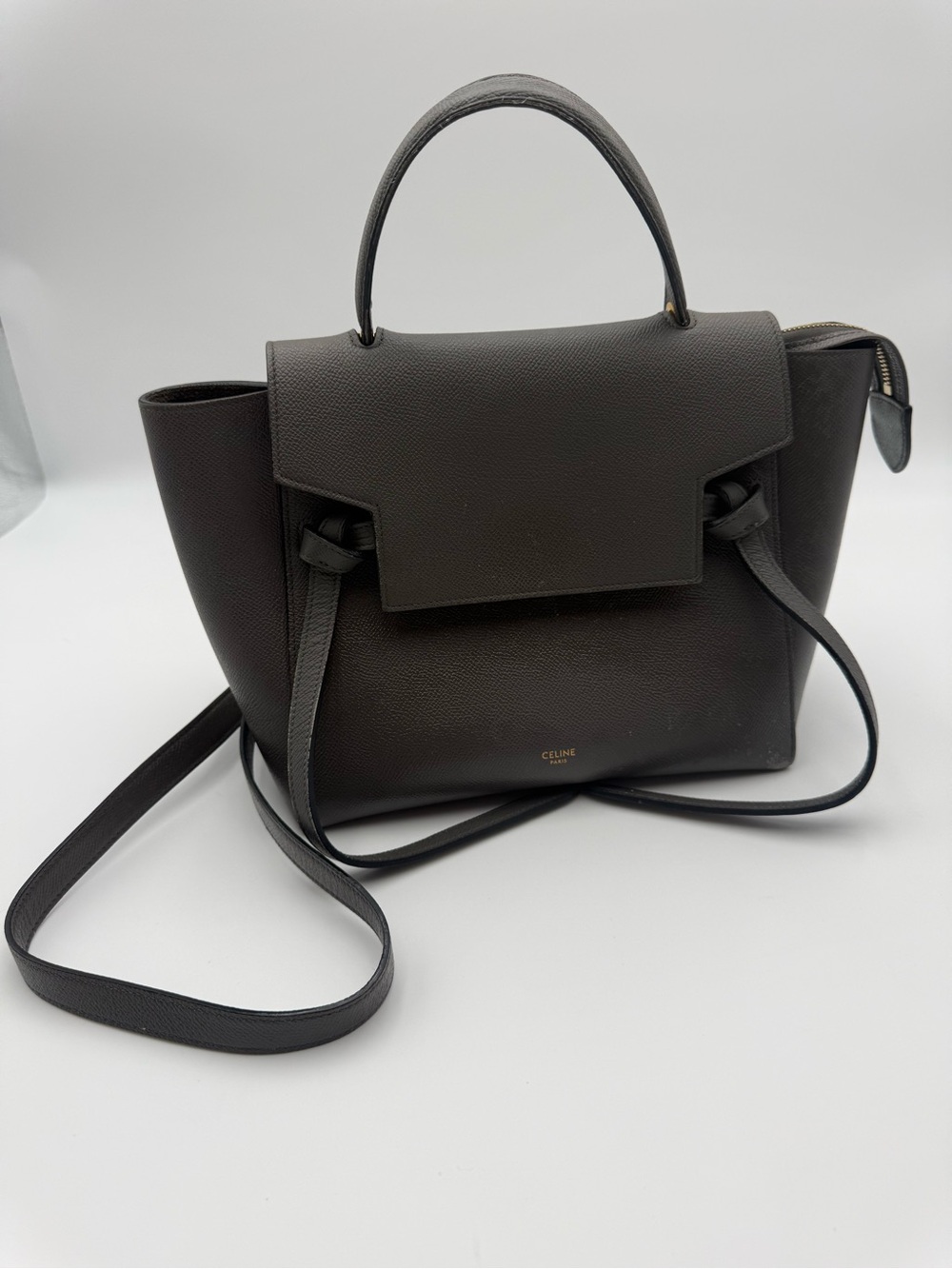 Celine Mini Belt Bag in Gray